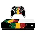 MightySkins Skin for Microsoft Xbox One S All-Digital Edition - Rasta Flag | Protective, Durable, and Unique Vinyl Decal wrap Cover | Easy to Apply