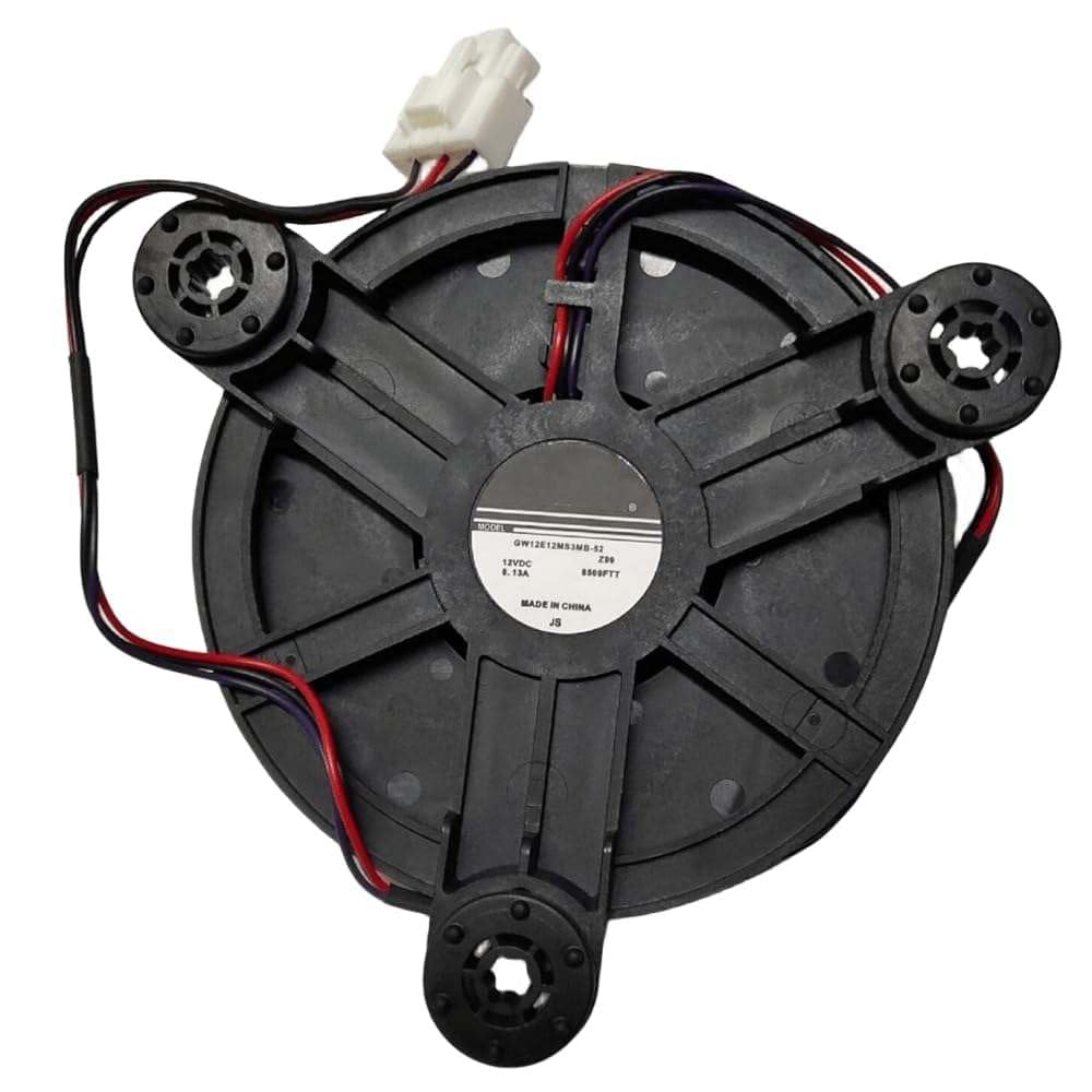 GW12E12MS3MB-52 DC12V 0.13A 123MM Fan - 3-Wire Refrigerator Cooling Fan