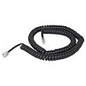 HANDSET CORD 12',Flat Black