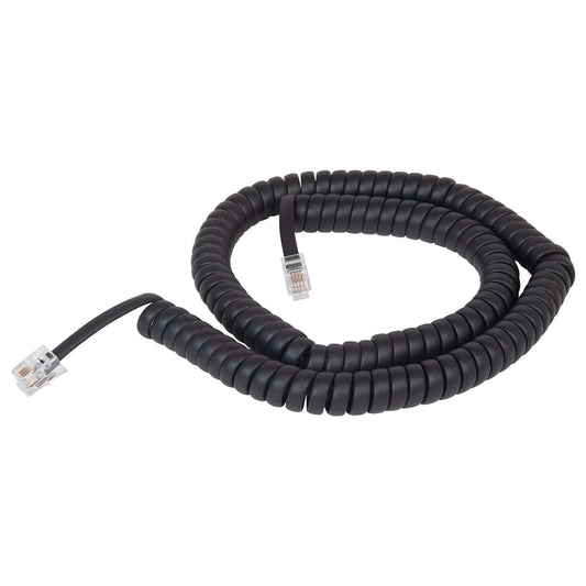 HANDSET CORD 12',Flat Black