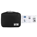 Yosoo Electronics Organizer Foldable Travel Organizer Travel Cable Storage Bag USB Drives Waterproof Gadget and Padded Tech Kit Bag for Hard Disk