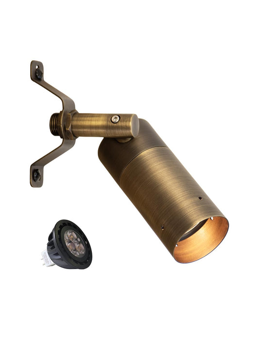 MALORY Low Voltage Landscape Spot Down Light, Brass Landscape Lighting Christmas Tree Down Light Led Downlights Outdoor Wall Mounted Light for Yard