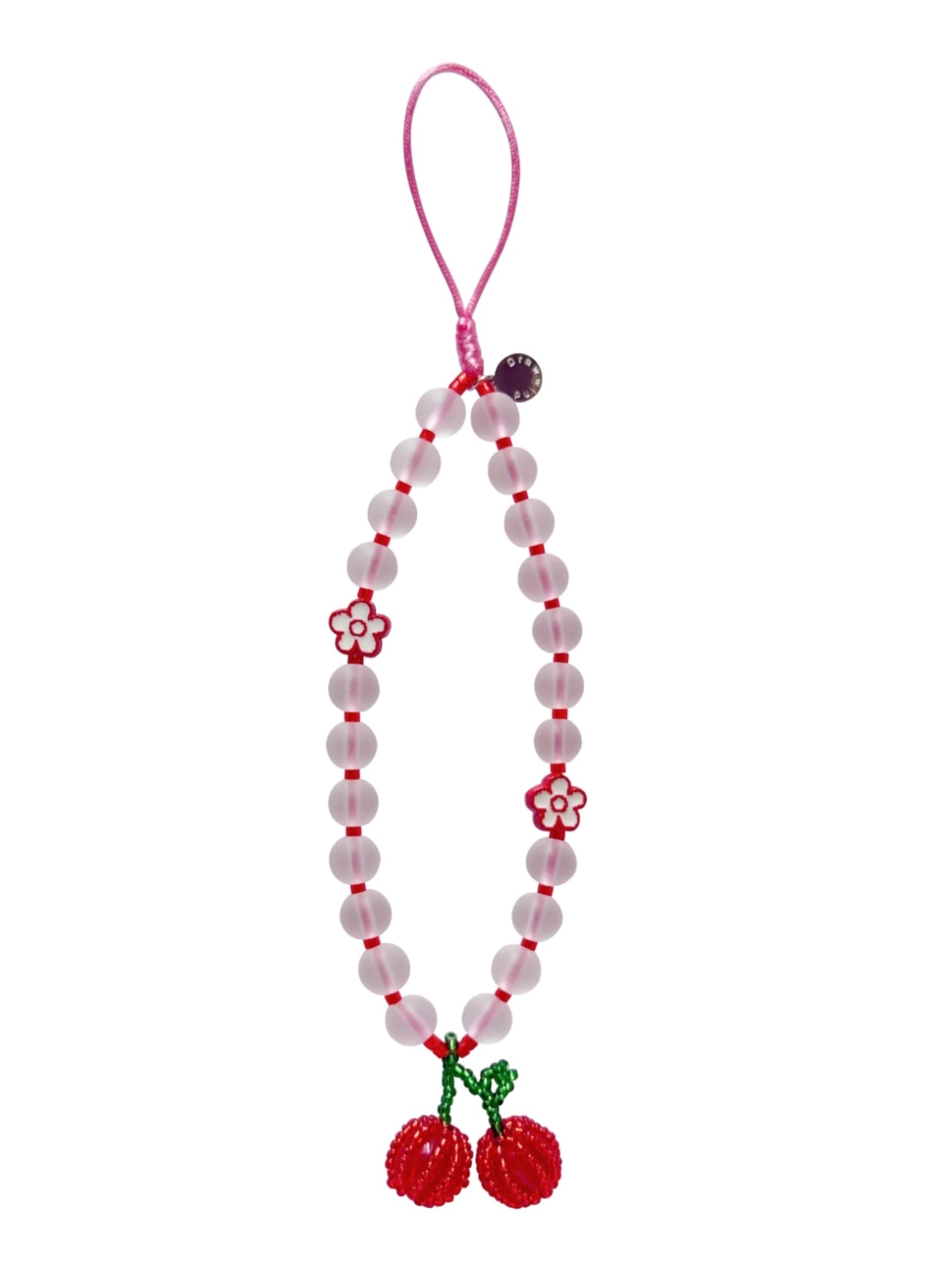 Drawwind Phone Charm Beaded Wristlet Strap Universal Cell Phone Lanyard Cute Bracelet Wrist Strap Beaded Chain String Handmade Accessories for Case