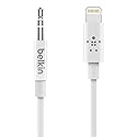 Belkin AV10172bt03-WHT 3.5mm Audio Cable With Lightning Connector, White