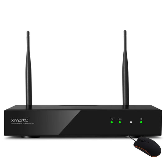 XMARTO 10-Channel 4K UHD H.265 NVR | Long Range Dual-Band Wi-Fi 6, Linux OS, No Monthly Fees | Easy Remote Access | Works ONLY with XMARTO WiFi6