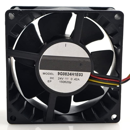 Ailsa Hexi 9G0824H1E03 DC 24V 0.42A 80X80X38MM 3-Wire Cooling Fan