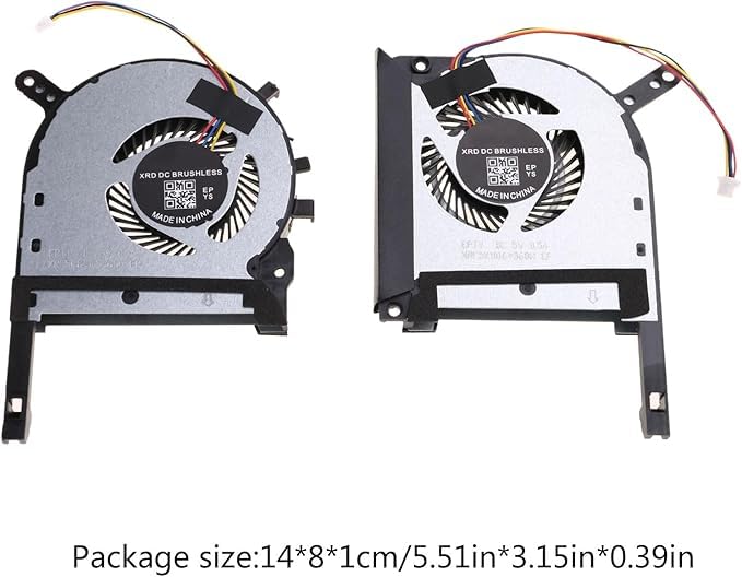CPU GPU Cooling Fan Intended for TUF Gaming FX505 FX505DT FX505DV FX505DY FX505DU FX505DD FX505GT FX505GE FX505GD FX505GM FX705 FX705DT FX705GM