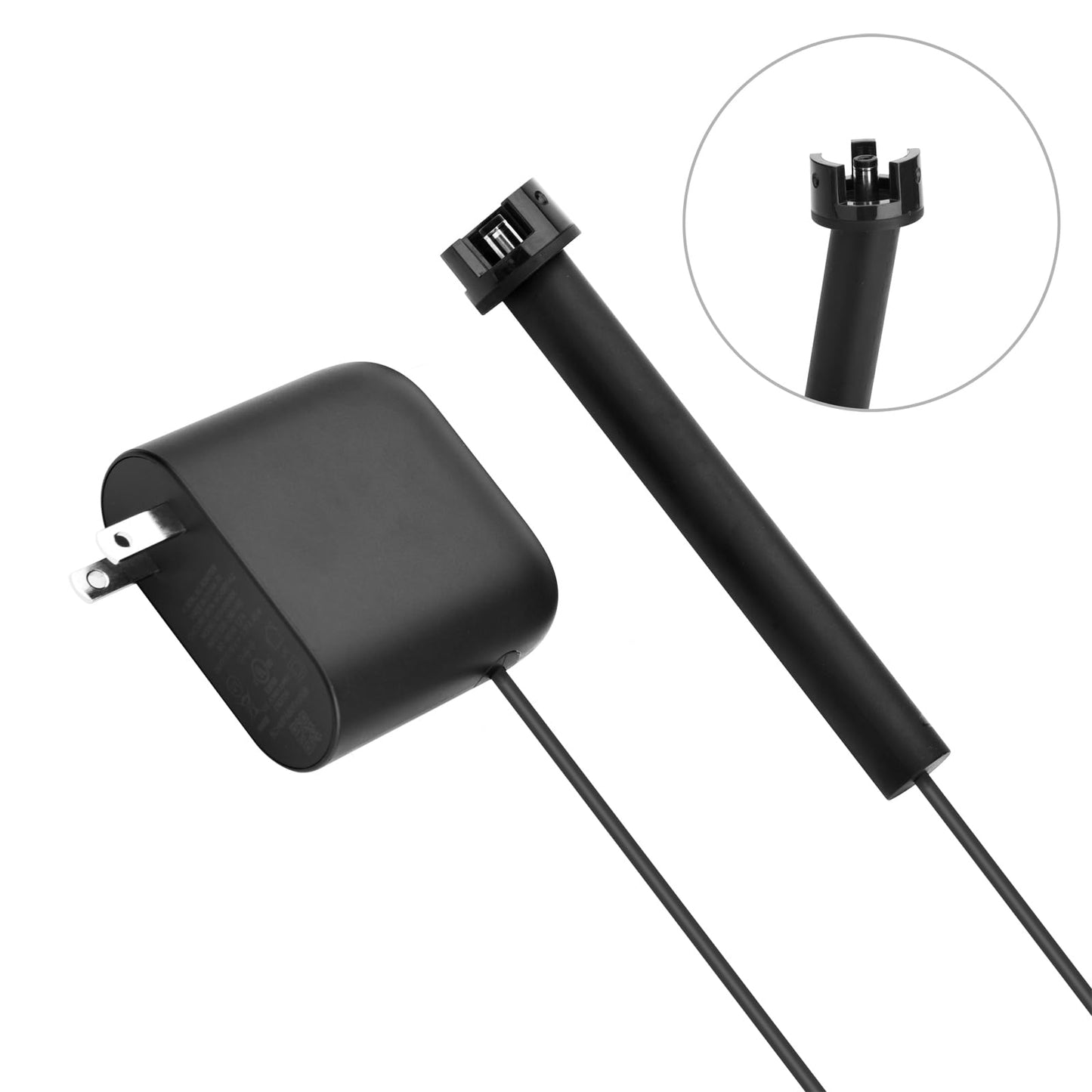 Runseed AC Power Adapter 19V 2.37A W18-045N1A for Facebook Portal 10" 2nd Portal Mini 8" (Black)