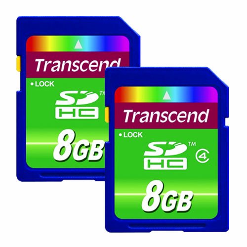 Nikon D80 Digital Camera Memory Card 2 x 8GB (SDHC) Secure Digital High Capacity Class 4 Flash Cards - Pack of 2