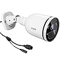 winees 2.4/5 GHz Outdoor Security Camera, 4MP Metal Base WiFi Camera for Home Security, Color Night Vision with Spotlight, Person/Vehicle/Package