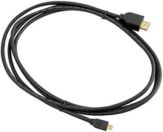 Pyle Home 6-Feet High-Speed HDMI Cable-HDMI Type A Male To HDMI Type D Micro Male Adapter w/ 24K Gold-Plated Connectors,Quad-Shielding Insulation