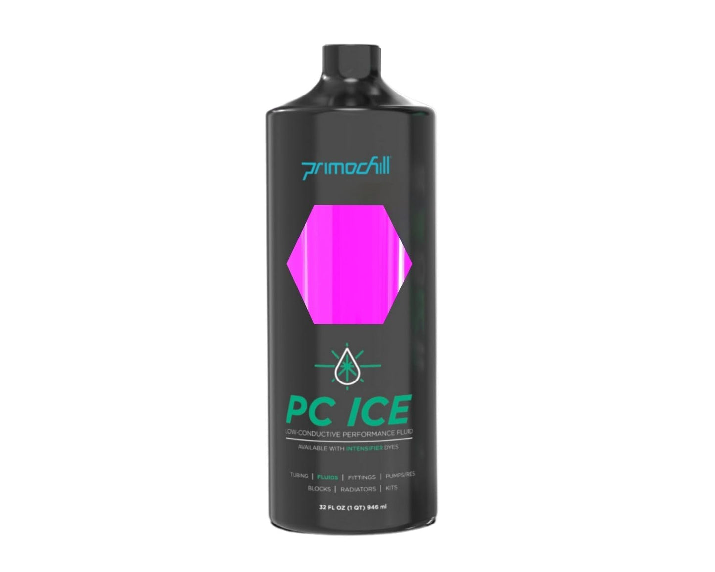 PrimoChill Ice - Computer WaterCooling Coolant, Fill and Forget, Low Viscosity, Low Chemical Content, Full Protection, Proudly Made in The USA