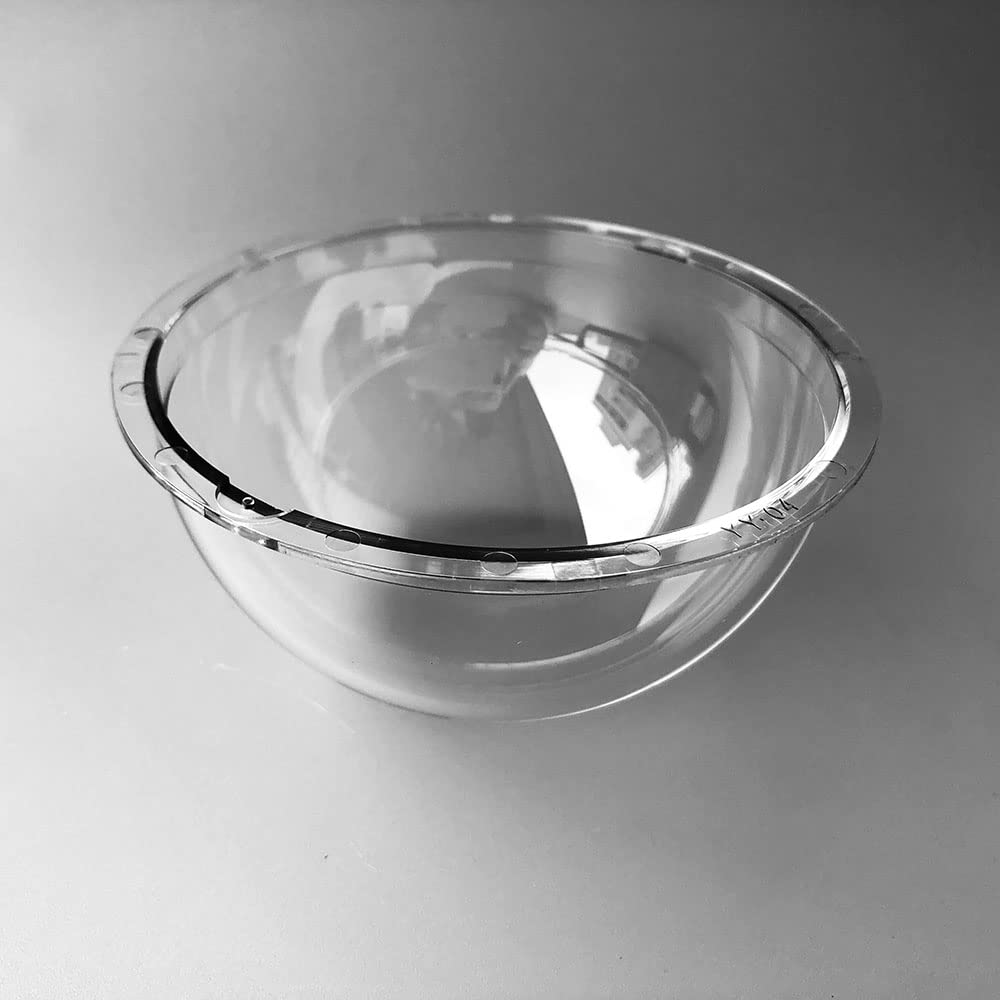 OwlCat 4 Inch Indoor Outdoor CCTV Replacement Acrylic Clear Cover Surveillance Cameras Security Dome Protector Housing Transparent Case, 109x56.2