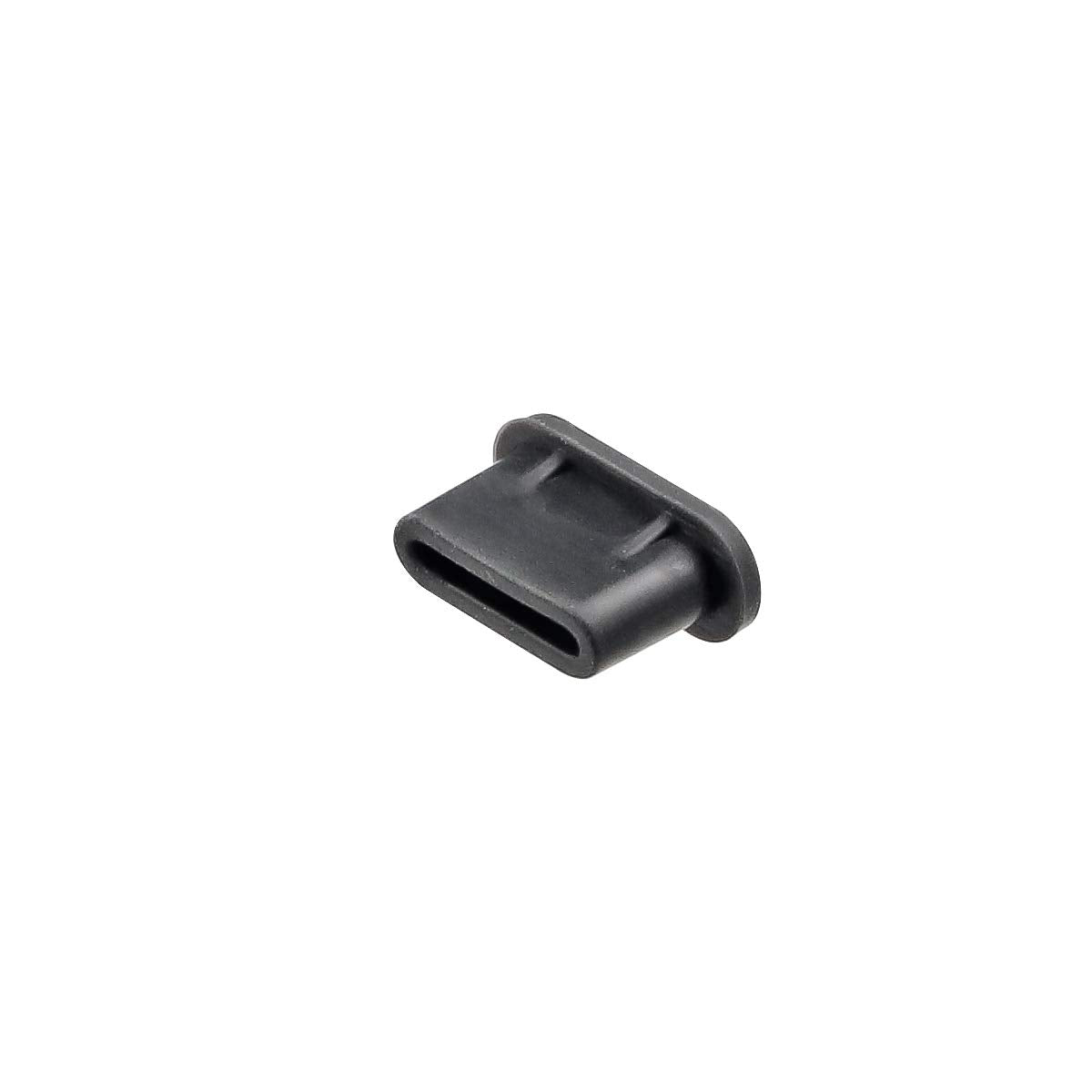 TOPPROS Pack of 20 Type C Silicone Protectors Cap Port Cover Anti Dust(0.37 x 0.16 x 0.24 inches) Black