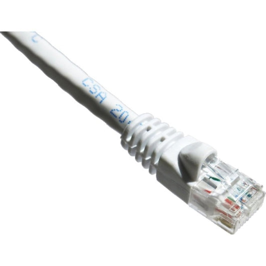 Axiom 25FT CAT6A 650MHZ Patch Cable Molded Boot (White)