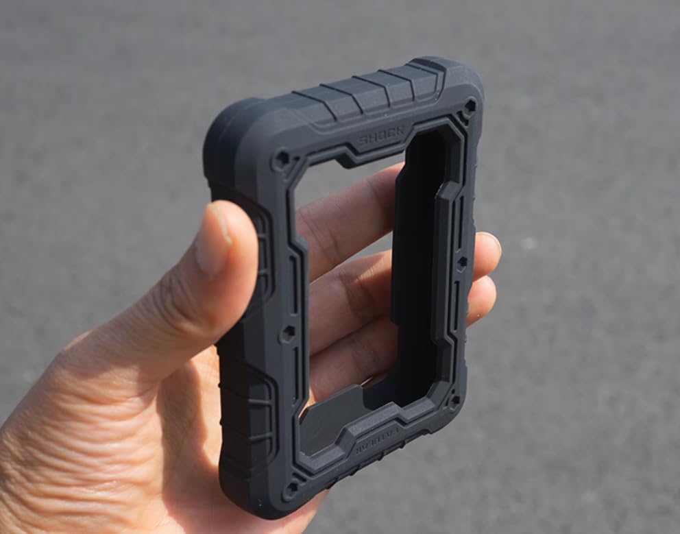 FATBEAR Shockproof Silicone Bumper Case for Western Digital WD Elements Portable External Hard Drive Heavy Duty Sturdy Rubber Frame Protection Case