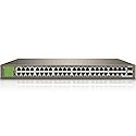 Tenda TEG1050F, 48 Port Gigabit Switch, Unmanaged Ethernet Switch with 48 Gigabit Ports & 2 SFP Slots, Plug & Play, Desktop/ Rack-Mount, Fanless