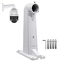 CTXSumTec Universal Security PTZ Camera Wall Mount Bracket,Aluminium Alloy Indoor/Outdoor Dome Ball Camera Mounting Bracket for CCTV Hikvision PTZ