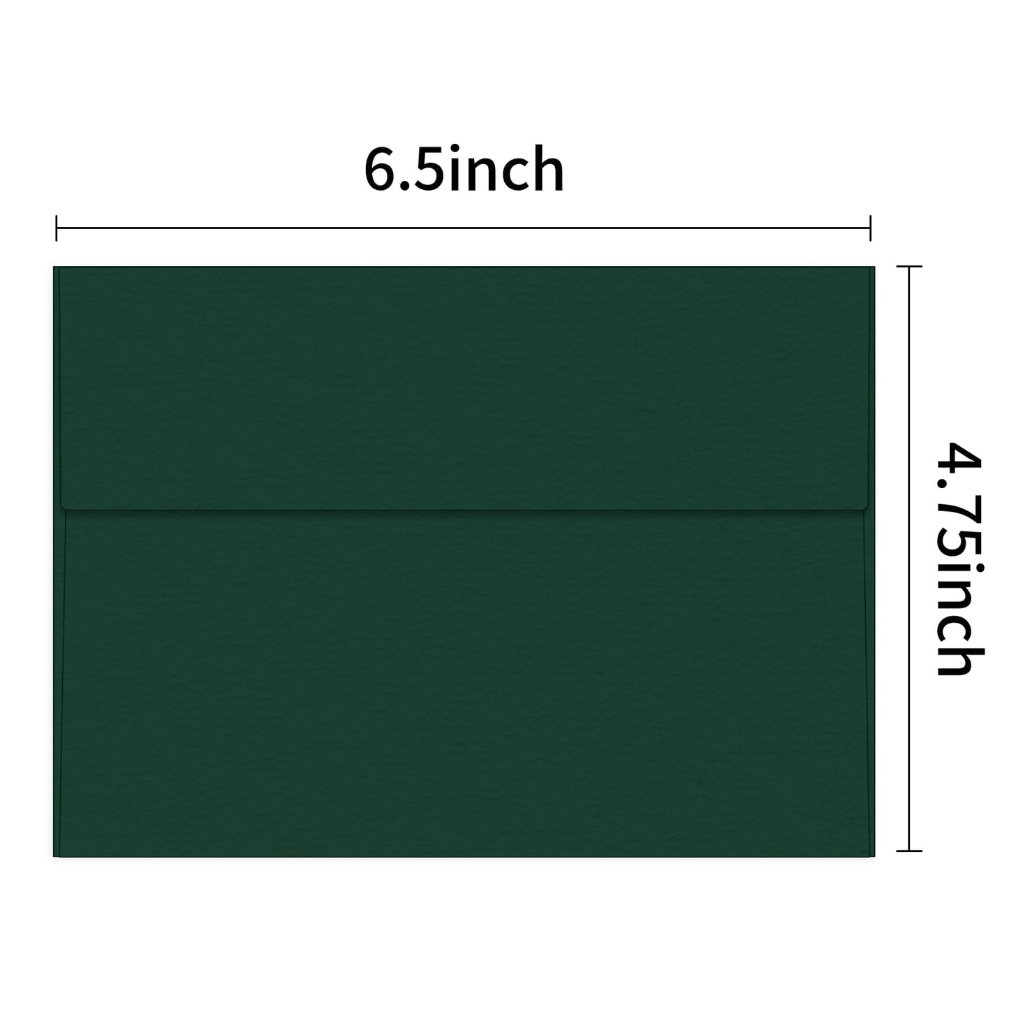 Rinrda 4x6 Envelopes For Invitation((50, Dark green, A6)