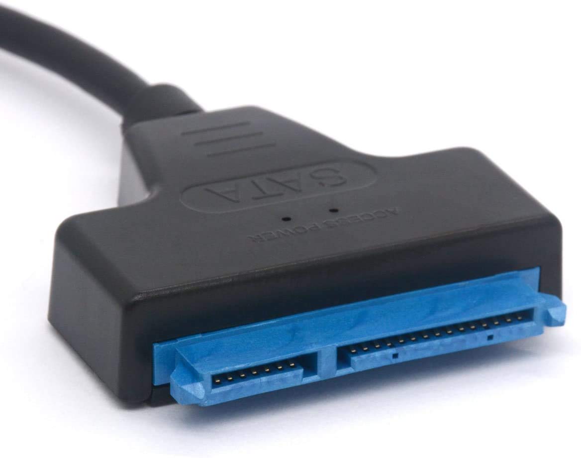 PIIHUSW USB C to SATA Adapter - Type C to SATA III Hard Drive Cable for 2.5" HDD SSD 7+15 Pin Thunderbolt 3 Converter