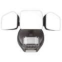 Beams 4100 Lumen 3-Head Outdoor Motion Sensing LED Security Light with Cascading Wall Wash, 1-Pack, Bronze