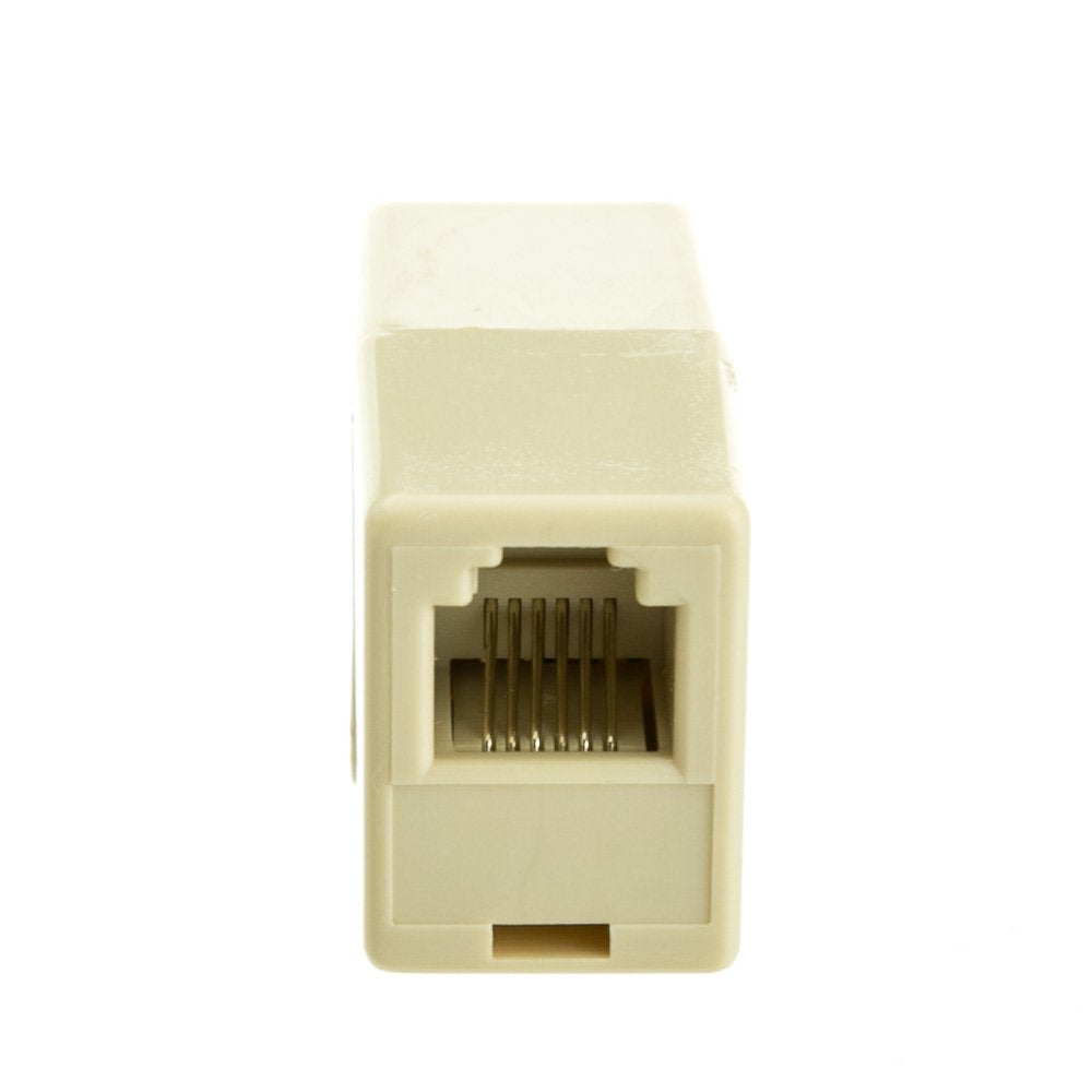 QualConnect Inline Telephone Coupler (Data), RJ12, 6P / 6C