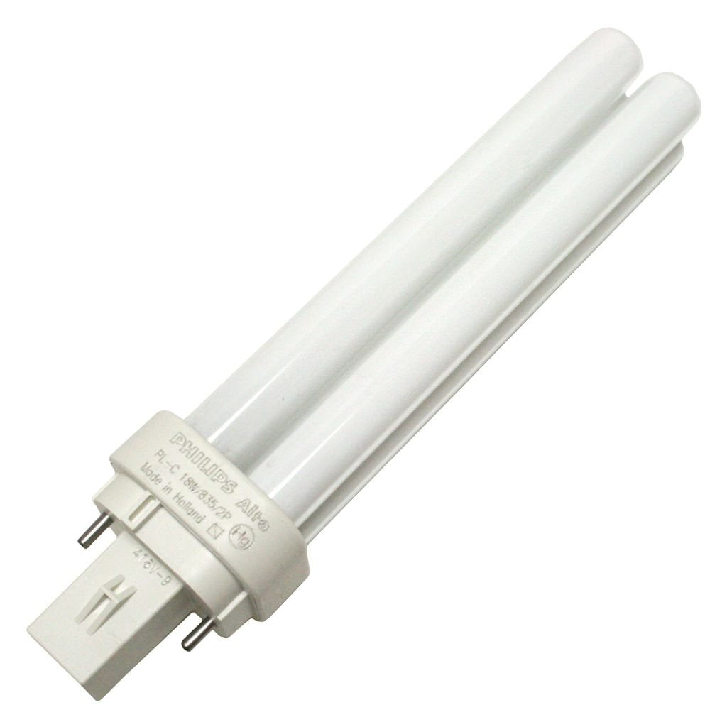 Philips Lighting PL-C 18W/835/2P/ALTO 10PK Cluster Compact Fluorescent Lamp, 18 W, CFL-NI Lamp, G24d-2 Lamp Base