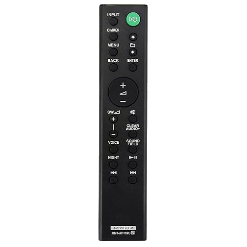 New RMT-AH102U Replaced Remote fit for Sony Home Theatre System HT-XT100 HT-CT390 SS-RT3 Sound Bar