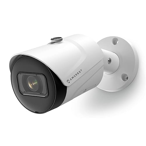 Amcrest 5MP Outdoor POE Camera 2592 x 1944p Bullet IP Security Camera, IP67, 132° Viewing Angle, Human & Vehicle Detection, Tripwire & Intrusion