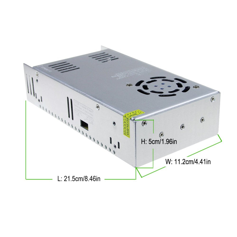 ALITOVE 5V 60A 300W Power Supply Transformer Adapter Converter AC110V/220V to DC 5V 60amp LED Driver for WS2812B WS2811 WS2801 APA102 LED Strip Pixel…