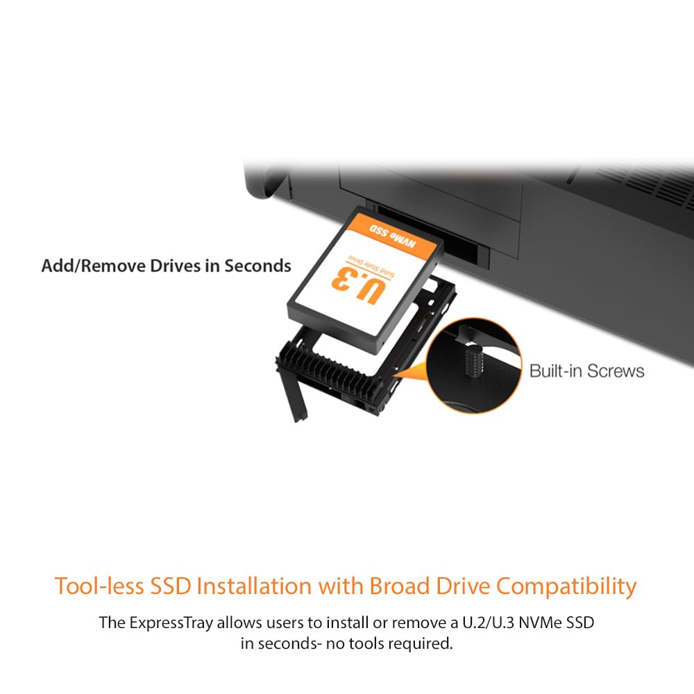 3.5" U.2 / U.3 SSD Mobile Rack MB741V4P-B