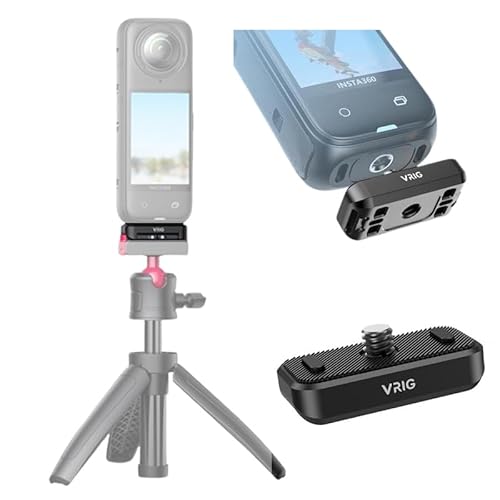Coyktonty Quick Release Mount for INSTA360 X5/X4/ONE X3/ONE X2 1/4 Screw Magnetic Adapter Mount with 1/4 Threaded Hole Connectable Tripod Selfie Stick