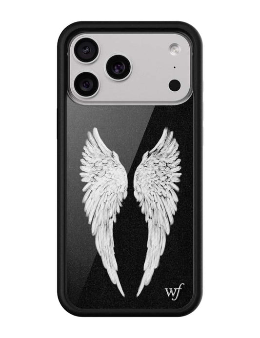 Wildflower Cases - Compatible with iPhone 17 Pro Max | Protective Black Bumper, 6.5ft Drop Test Certified, Women Owned Small Business | Floral, Black
