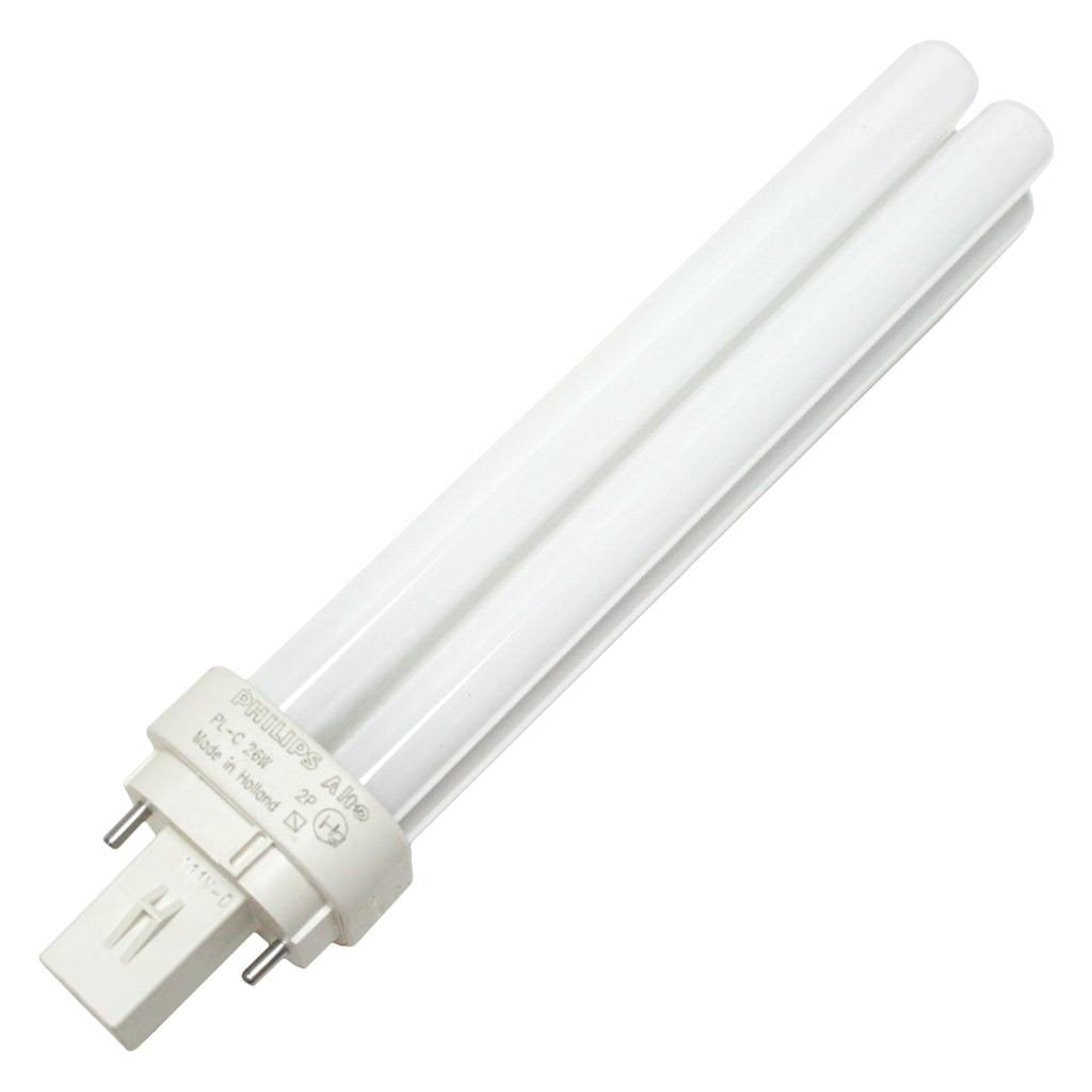 Philips 383232 - PL-C26W/35/ALTO Double Tube 2 Pin Base Compact Fluorescent Light Bulb