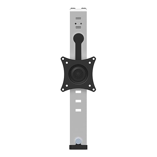 StarTech.com Cubicle Monitor Mount - Cubicle Wall Single Monitor Hanger - Up to 34' VESA Mount Display - Height Adjustable Ergonomic Office Cubicle