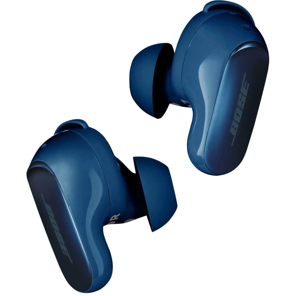 Bose QuietComfort Ultra Noise Cancelling Earbuds - Lunar Blue (Renewed)