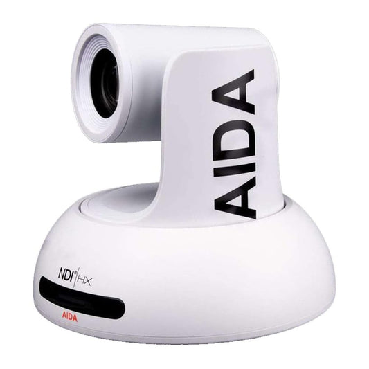 AIDA PTZ-NDI-X18 Full HD NDI|HX Indoor/Outdoor Broadcast and Conference 18x PTZ Camera, White