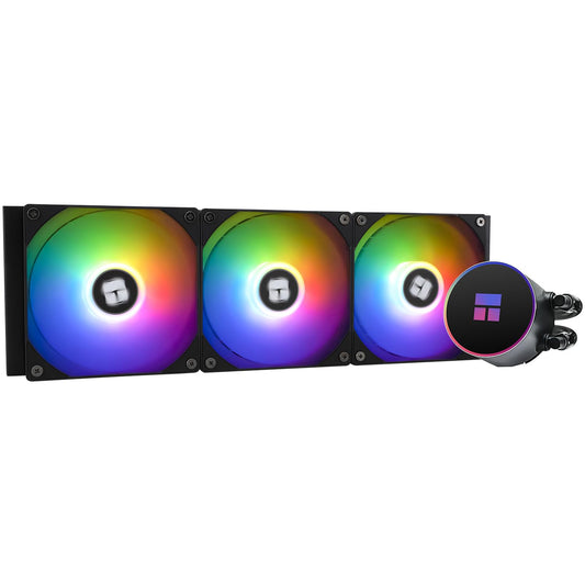 Thermalrlght Frozen Magic 360 Black ARGB V2 Liquid CPU Cooler, AIO Pump Head Speed up to 2800RPM, TL-C12B-S V2 PWM Fans,for AMD/AM4/AM5, Intel