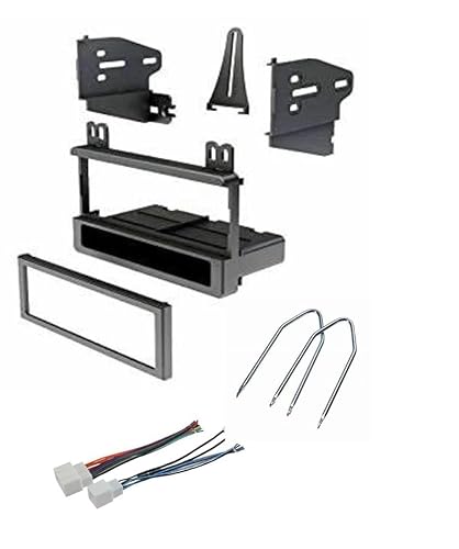 ASC Audio Car Stereo Dash Kit, Wire Harness, and Radio Tool to Install a Single Din Aftermarket Radio for select Ford Lincoln Mazda Mercury Vehicles