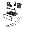 ASC Audio Car Stereo Dash Kit, Wire Harness, and Radio Tool to Install a Single Din Aftermarket Radio for select Ford Lincoln Mazda Mercury Vehicles