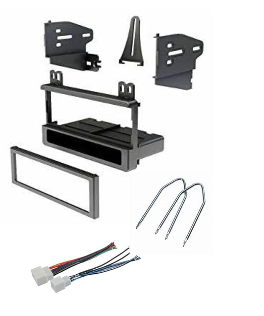 ASC Audio Car Stereo Dash Kit, Wire Harness, and Radio Tool to Install a Single Din Aftermarket Radio for select Ford Lincoln Mazda Mercury Vehicles