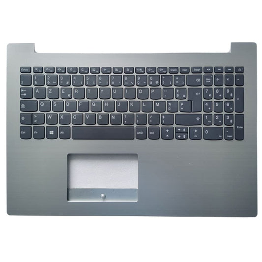 France Keyboard Compatible for Lenovo IdeaPad 330-15 330-15AST 330-15IGM 330-15ARR with Palmrest Cover (Sliver)