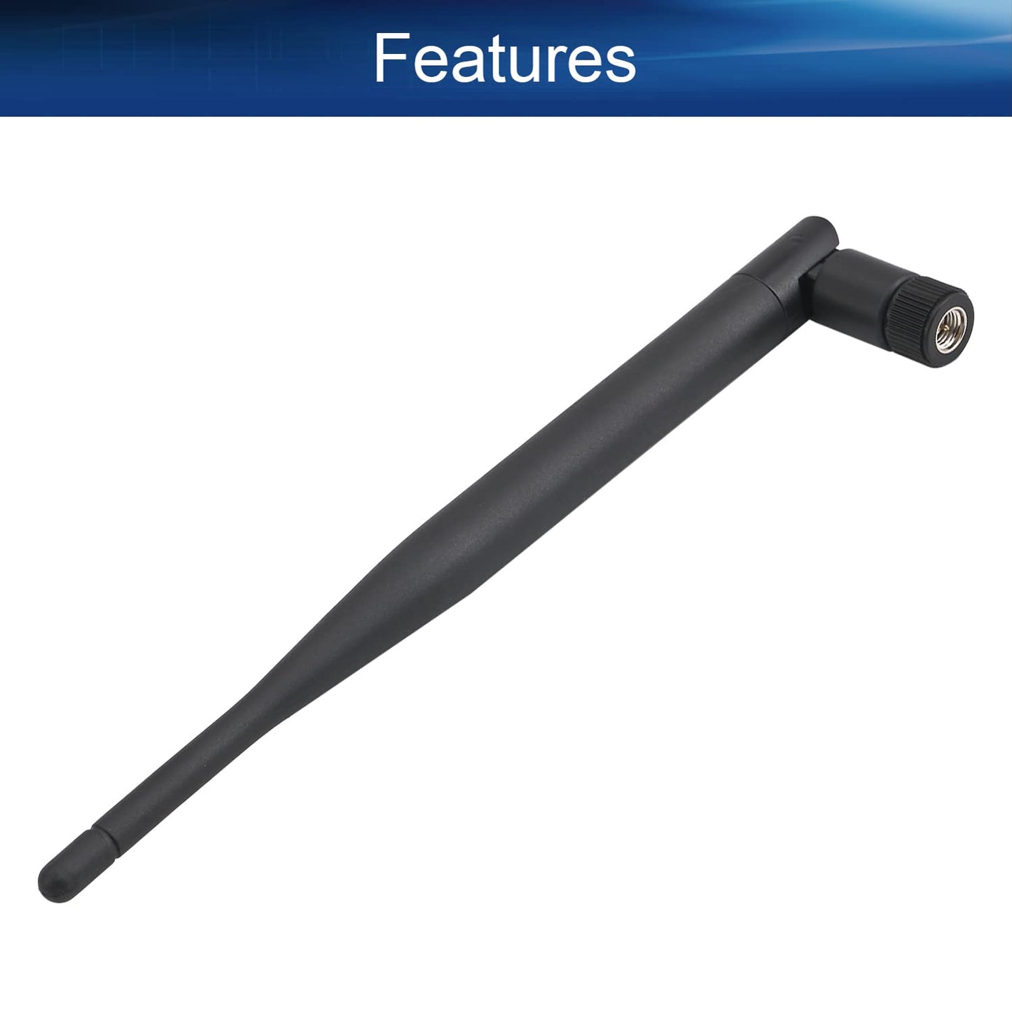 Othmro GSM Antenna 700-2700Mhz 6DB 195mm 4G LTE,SMA Female Pin GSM Antenna for WiFi Router Booster 1PCS