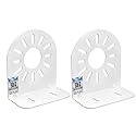 compcctv L-Shape Dome Camera Bracket,Universal Wall Ceiling Mount Bracket for Security CCTV Hikvision Dome Camera, CCTV Security Camera Mount