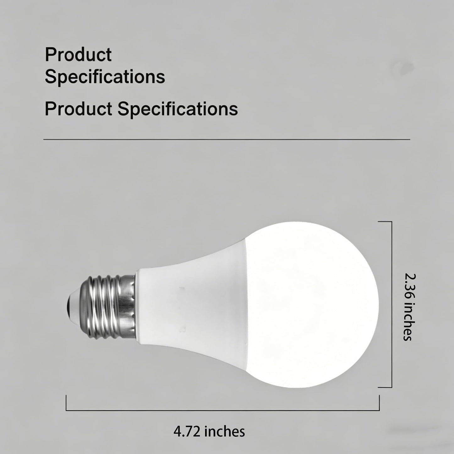 LVHGOVR A60 Full Spectrum LED Bulb, 7W E26 Base, 5000K Daylight White,Ra98 700 Lumens, Non-Dimmable, Energy Star Certified, Standard Light Bulbs Ideal