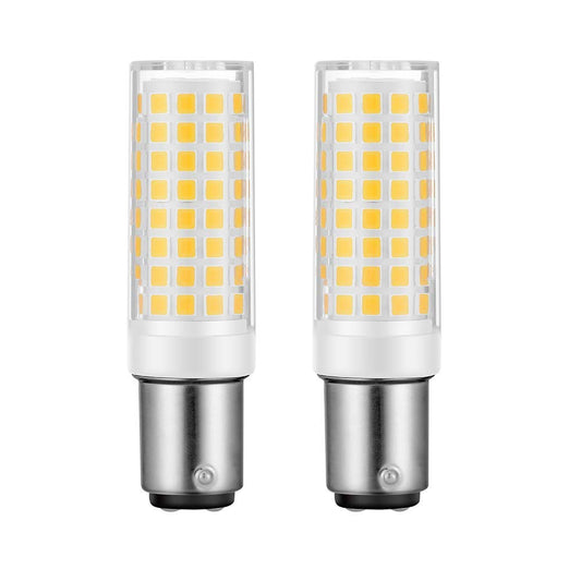 X-Molin Double Contact DC T7 Bulbs Warm White 3000K Replacement for Singer 15-66, 99, 201, 221, 222, 401 / Kenmore Sewing Machine Light Bulb 120V 7W