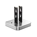 ACASIS 20Gbps M.2 NVMe SSD Cloner & Docking Station, Dual-Bay Offline Duplicator with Aluminum Heat Dissipation Enclosure, Tool-Free USB Adapter for M