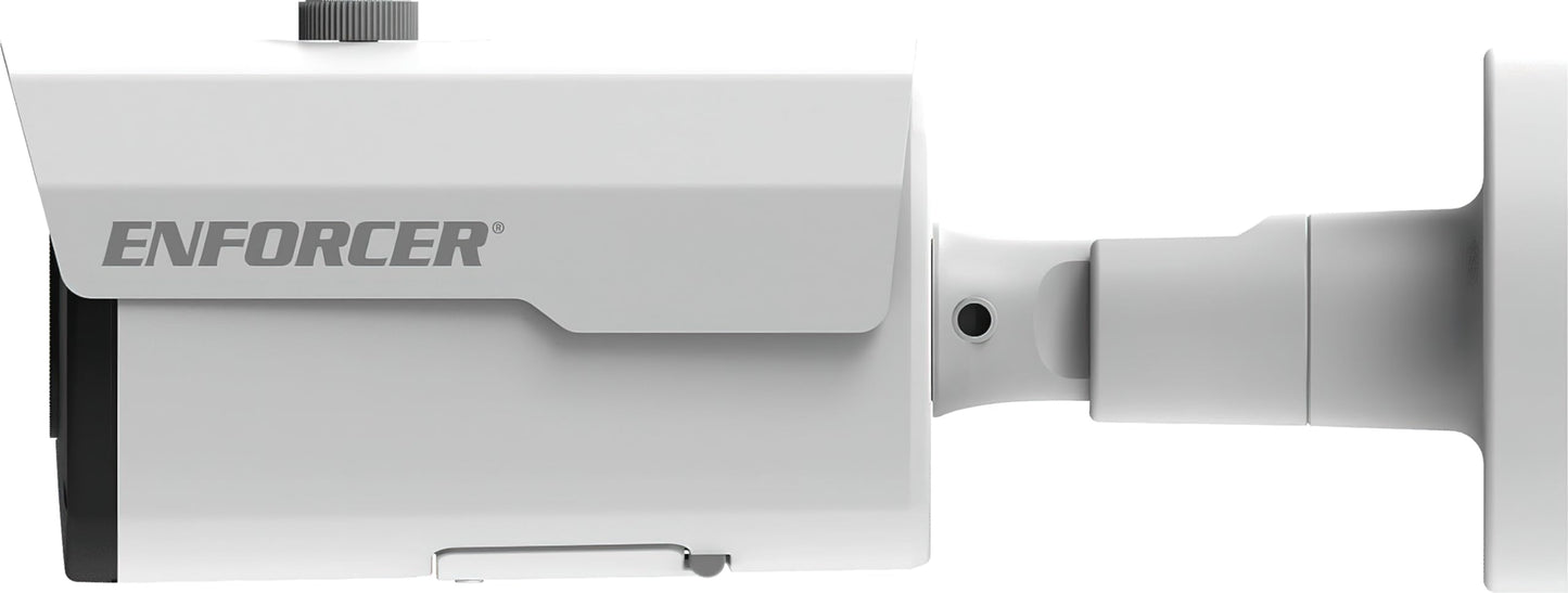 Seco-Larm EV-Y1501-AMWWQ Enforcer HD 5MP Varifocal Bullet Camera; 1/2.8" 5MP CMOS Sensor; 2592x1944 Max Resolution; 2.8-12 mm Varifocal Lens; WDR