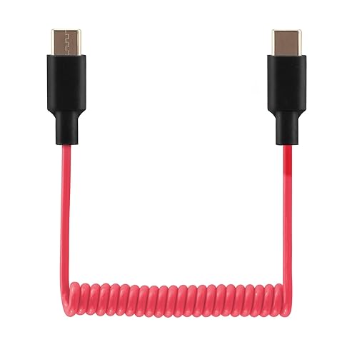 JCMOYUTY Mic Adapter for Rode Wireless GO 2 ME Pro Micro USB C to USB C Microphone Cable, for Hollyland Lark M1 / M2 / MAX / 150 / M1 / MAX Duo DAC