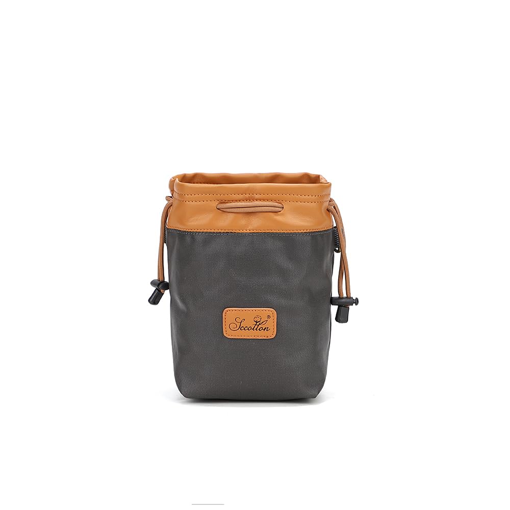 Canvas Camera Bag Lens Case Waterproof for SLR DSLR Compatible with Nikon/Canon/Sony/OLYMPUS/Fujifilm/Sony/Panasonic/Pentax/Samsung